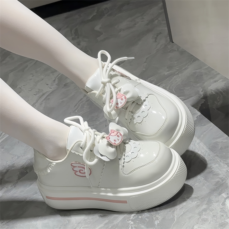 原创lolita厚底板鞋日系洛丽塔