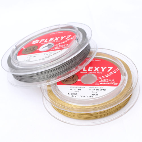 flexy7钢丝金银线无弹力珍珠