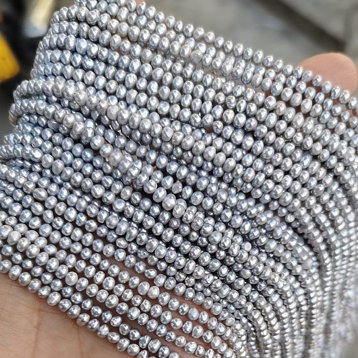 3-4mm冲头辐照灰天然淡水珍珠散珠项链半成品一条 特价处理,珠宝/钻石/翡翠,裸珠,淘宝优惠券,粉丝福利购,淘宝优惠卷