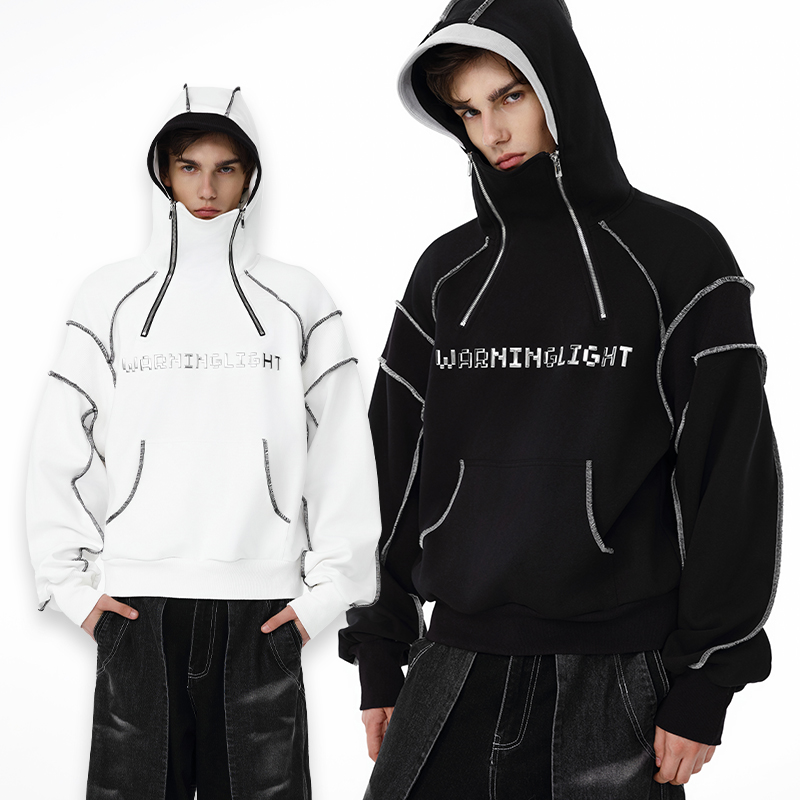 立体印花解构设计款卫衣