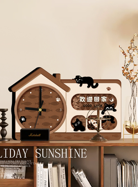 欢迎回家可爱小猫摆件摆台