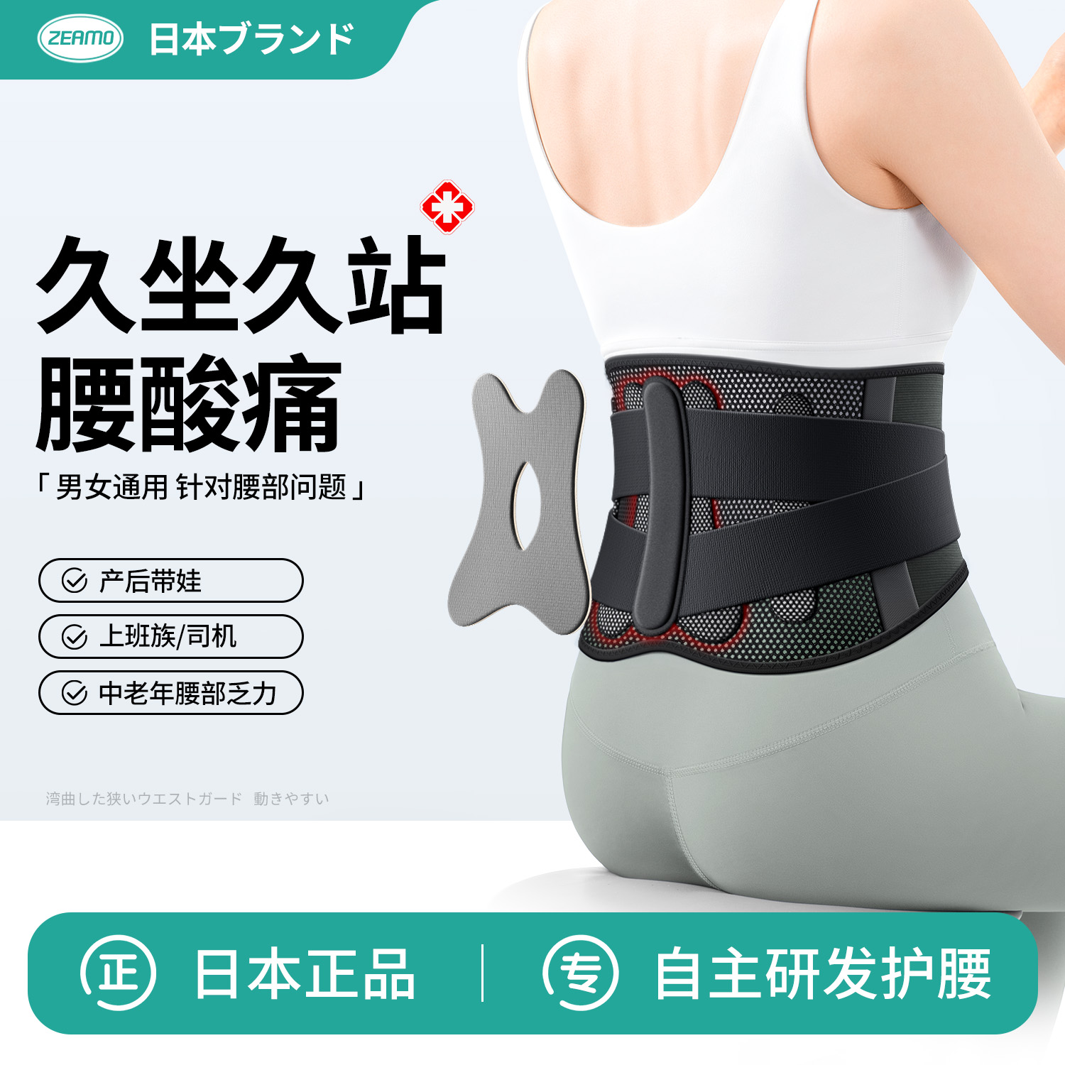 医用护腰】腰椎间盘久坐腰部疼痛