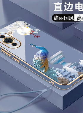 高级感电镀适用华为nova10手机壳新款女款nova10pro手机套中国风防摔保护套男全包硅胶软壳全包