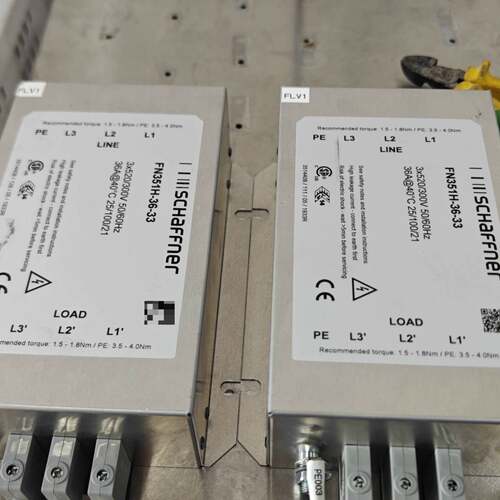 可议价SCHAFFNER FN351H-36-33三相电源滤波器，