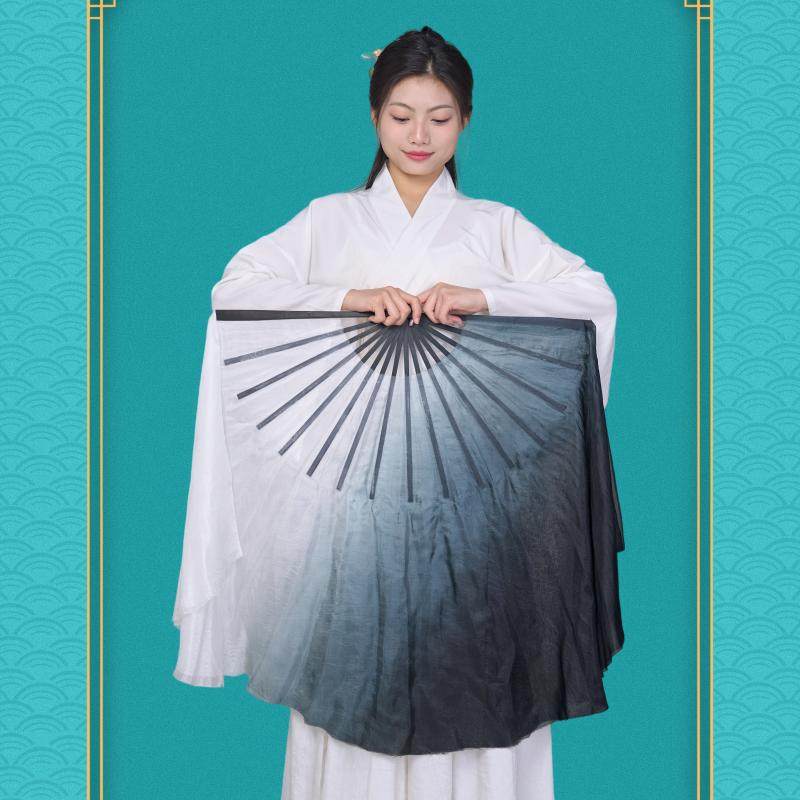 光亮国风水墨舞蹈扇古典胶州秧歌