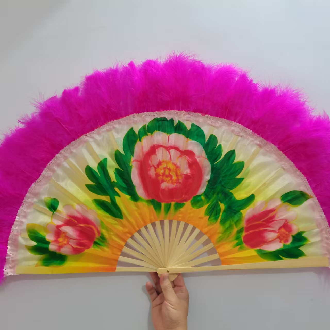 朝鲜族舞蹈心灵之翼舞蹈扇羽毛扇