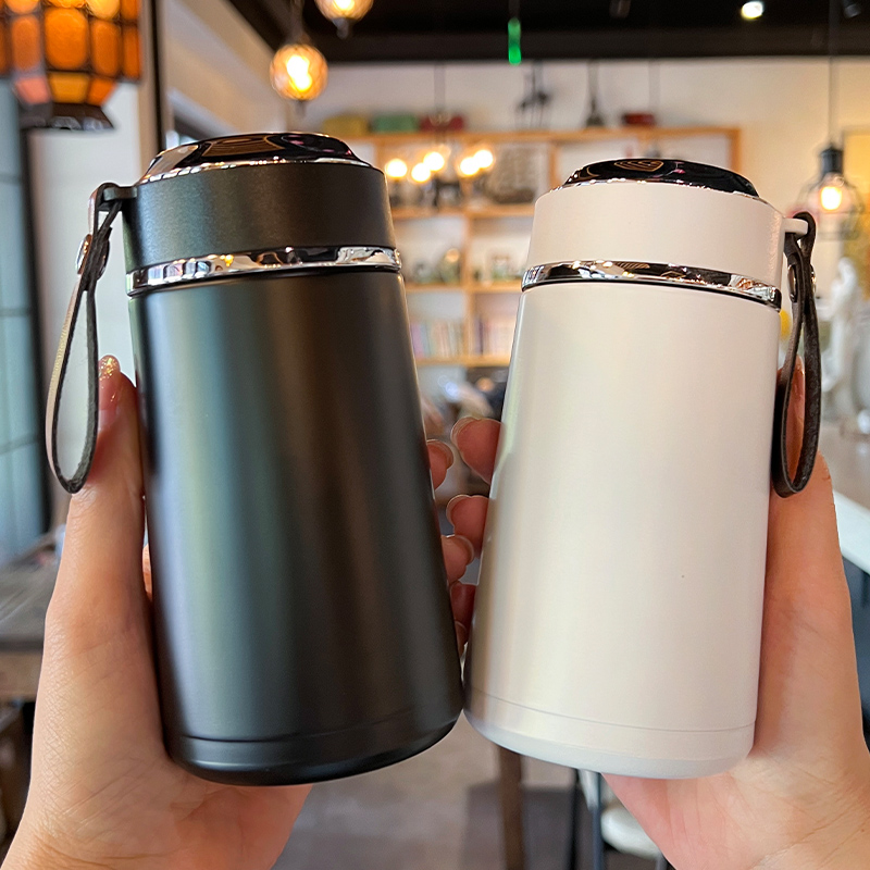 男女生保温杯304不锈钢带茶隔小