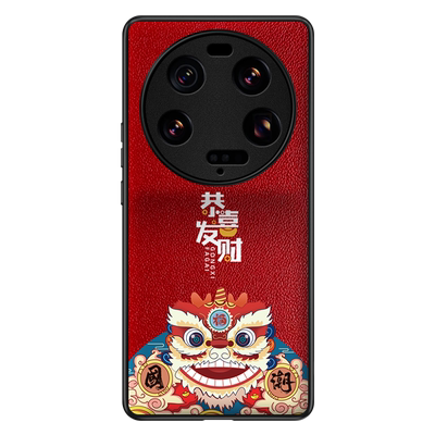 小米13ultra手真皮中国风手机壳