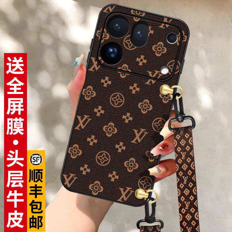 匠恒适用findx10promax新款手机壳oppo真皮findx9ultra保护套findx10E外壳女斜挎可背带全包防摔x9spro带挂绳
