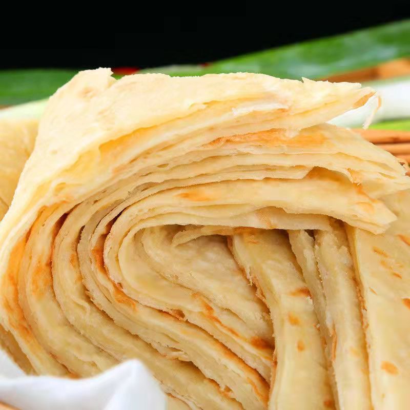 天津美食特产家常饼死面饼大饼夹一切