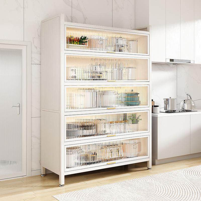 厨房多功能落地餐边柜锅碗碟多层收纳柜微波炉烤箱防尘置具物架,住宅家具,餐边柜,淘宝优惠券,粉丝福利购,淘宝优惠卷