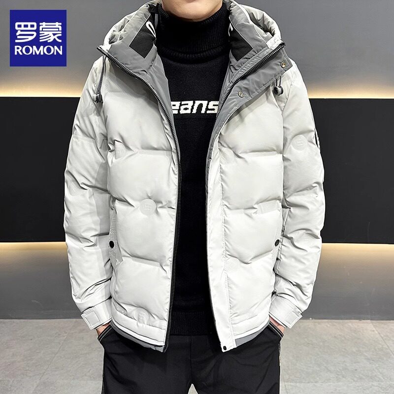 高尔夫运动羽绒服男冬季加厚2025款时尚百搭防寒保暖连帽冬装外套