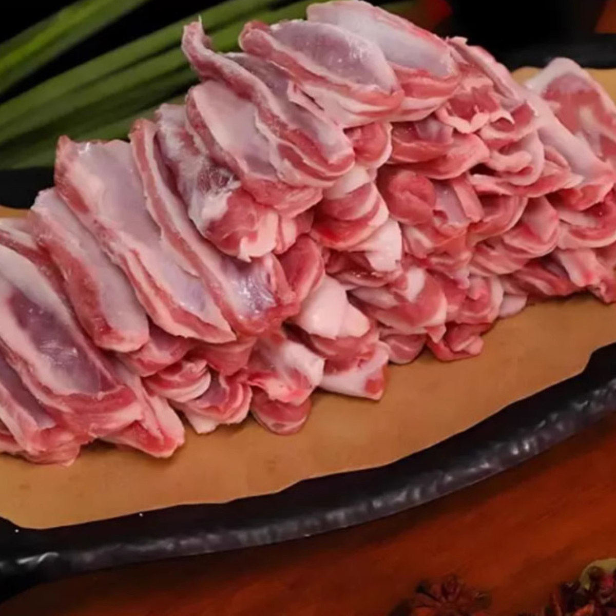 羊排肉新鲜去骨羊肋间肉羔羊烧烤食材油炸大串羊肉商用清真顺丰