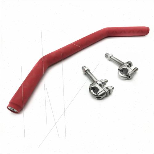 适用铃木UY125小孩扶手电动摩托车改装车头横杆手机支架平衡杆