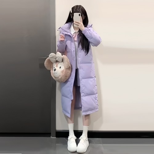 90白鸭绒公主风羽绒服