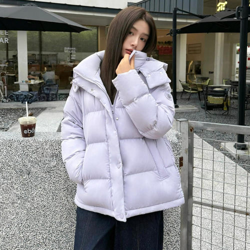 舒适宽松显瘦抗皱保暖羽绒棉服