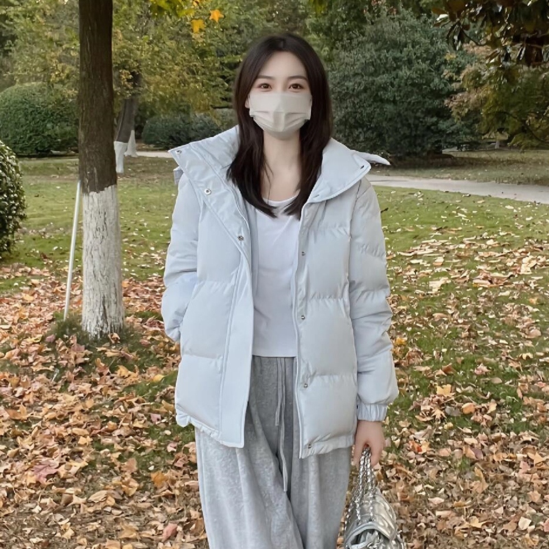 宽松韩版设计小众加厚羽绒外套