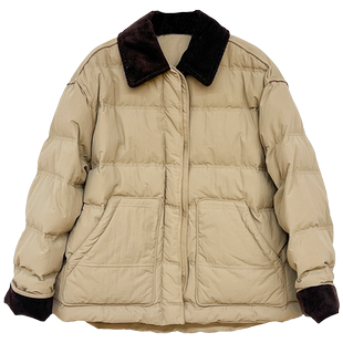 超保暖加厚羽绒棉服女短款2025秋冬季新款设计小个子法式小众外套