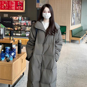 高级感宽松韩版 大被子围巾长款 羽绒棉服女2025秋冬季 保暖棉袄外套