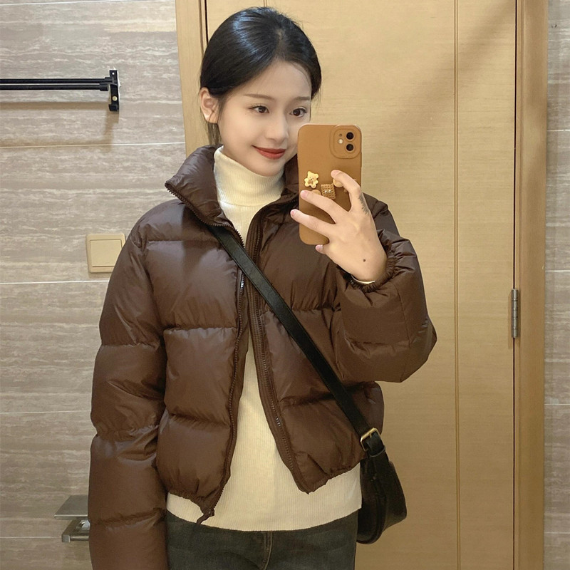 90白鸭绒立领羽绒服外套