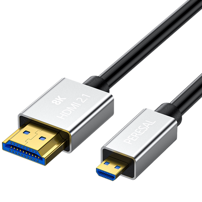 microHDMI转HDMI2.1线微单直播