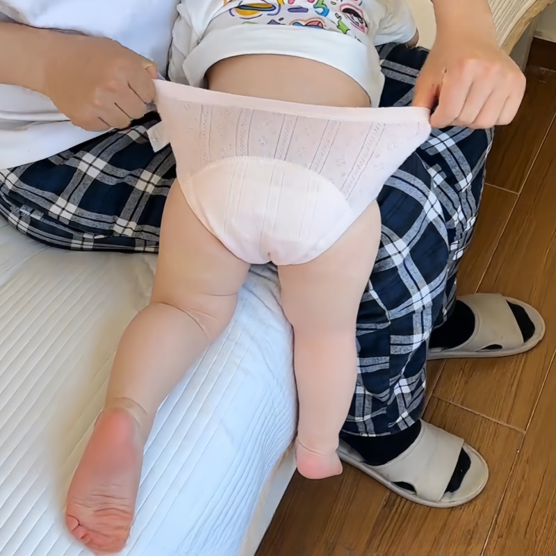 戒尿不湿训练裤宝宝如厕尿布介子婴儿纱布内裤夏季可洗透气隔尿裤