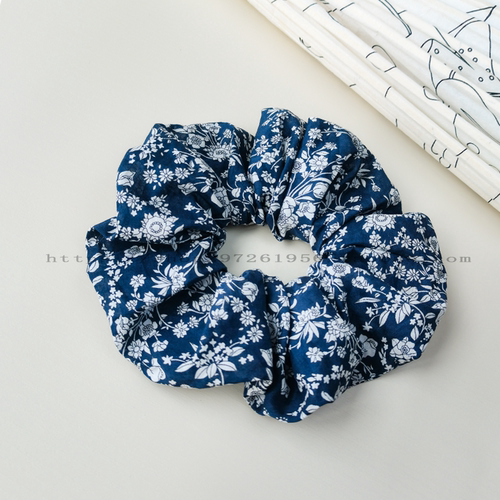 英伦风Liberty大肠发圈棉布夏秋