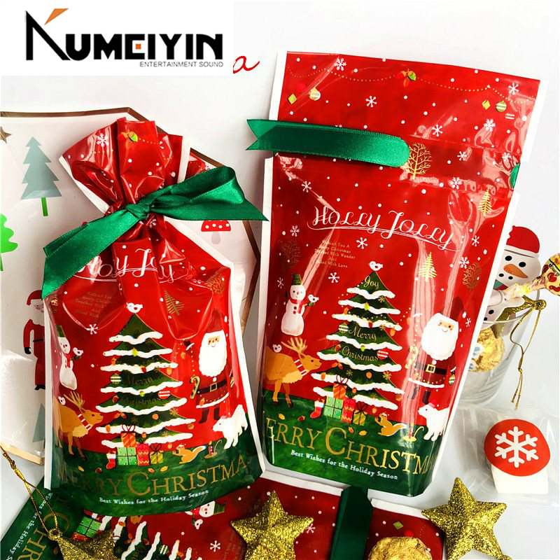 10 christmas gift bag joy the draw string bags of sweets