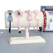 妙提绒布头箍架桌面发箍摆件头绳收纳首饰道具手镯手串饰品展示架