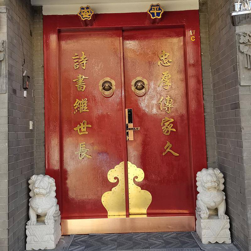 中式纯铜大门拉手门环对装门钹木门扣手全铜拉环仿古吊环如意把手