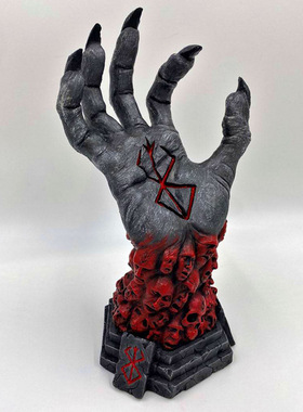 跨境新款复活节 Berserk Hand of God 狂暴神之手树脂工艺品摆件