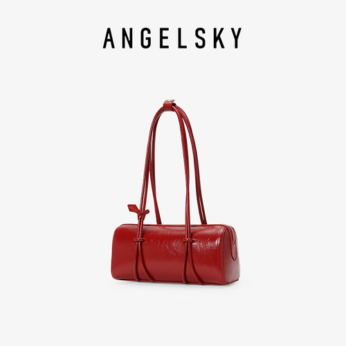 ANGELSKY秋冬新款波士顿腋下包