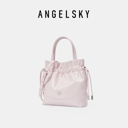 ANGELSKY褶皱流浪斜挎包
