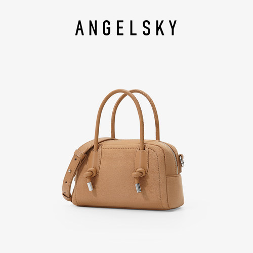 ANGELSKY可爱小众斜挎波士顿包包