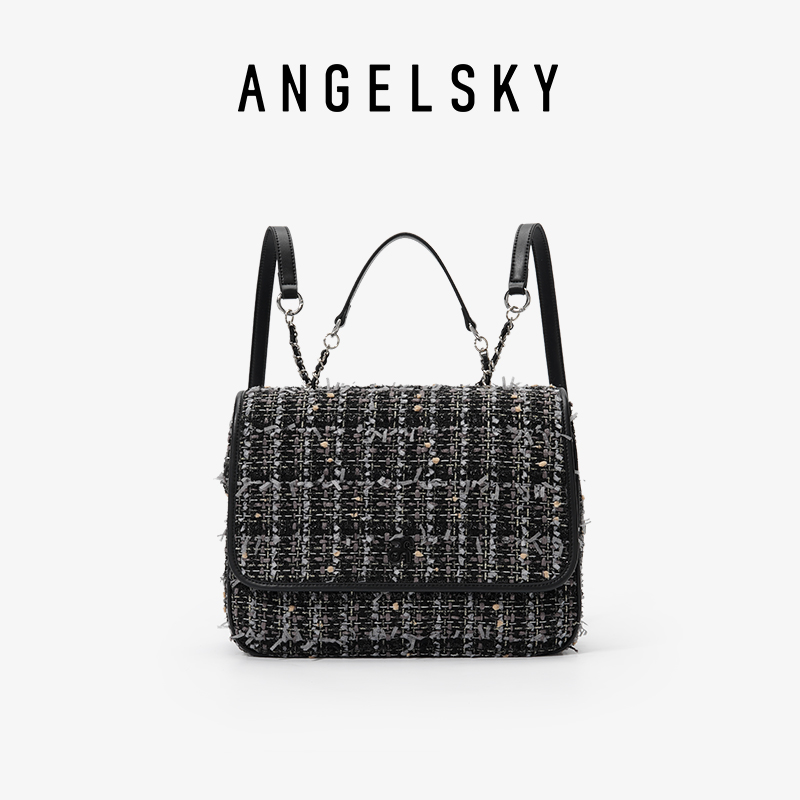 ANGELSKY小众大容量双肩包背包