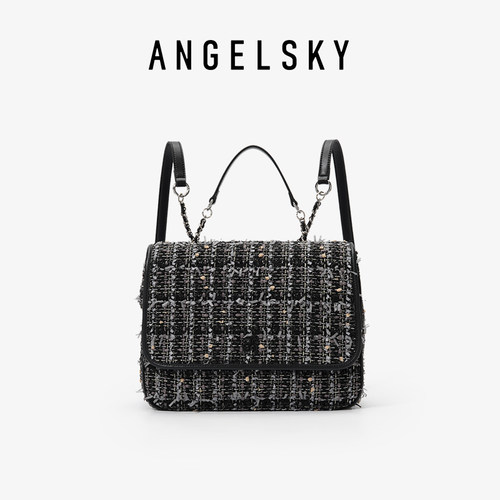 ANGELSKY小众大容量双肩包背包