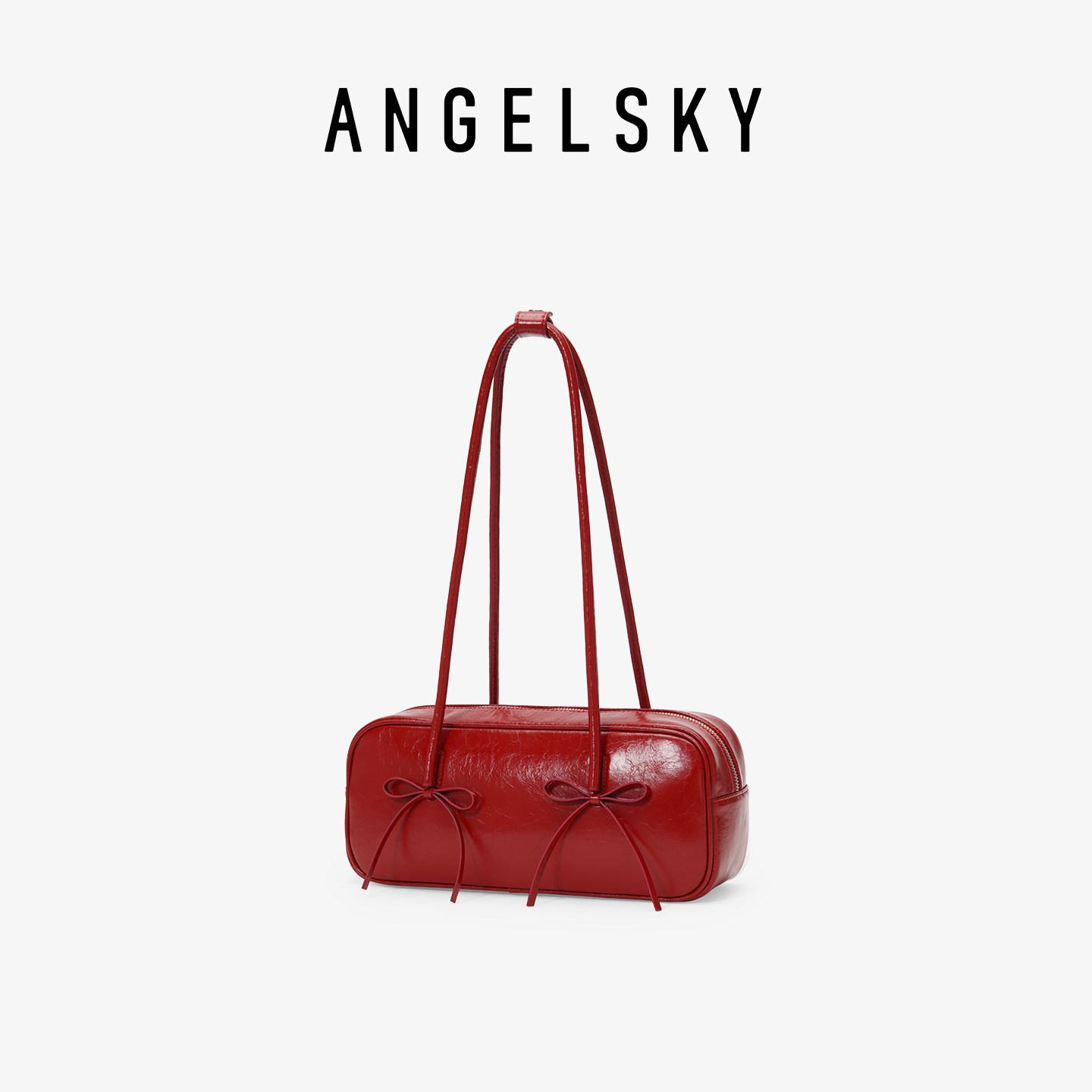 ANGELSKY原创设计蝴蝶结腋下包图片