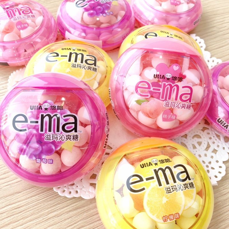 日本进口悠哈水果口味清新口气糖