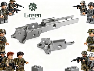 ZY2 JMT MST hicapa2011OPS3.9寸模型铝合金材质适配BK Green