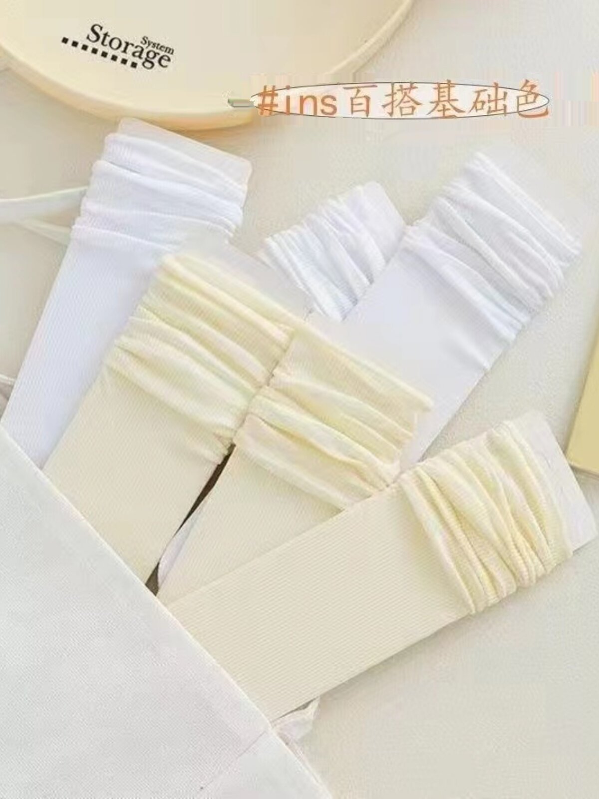 40双装冰丝袜女夏季薄款堆堆袜天鹅绒ins中筒白色百搭凉爽冰冰袜