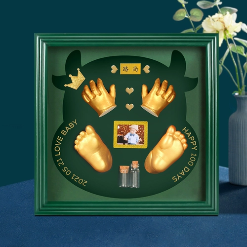 Детские отпечатки рук и ног, отпечаток рук, памятная трехмерная детская чернильная подушечка для новорожденных, в 3d формате, подарок на день рождения