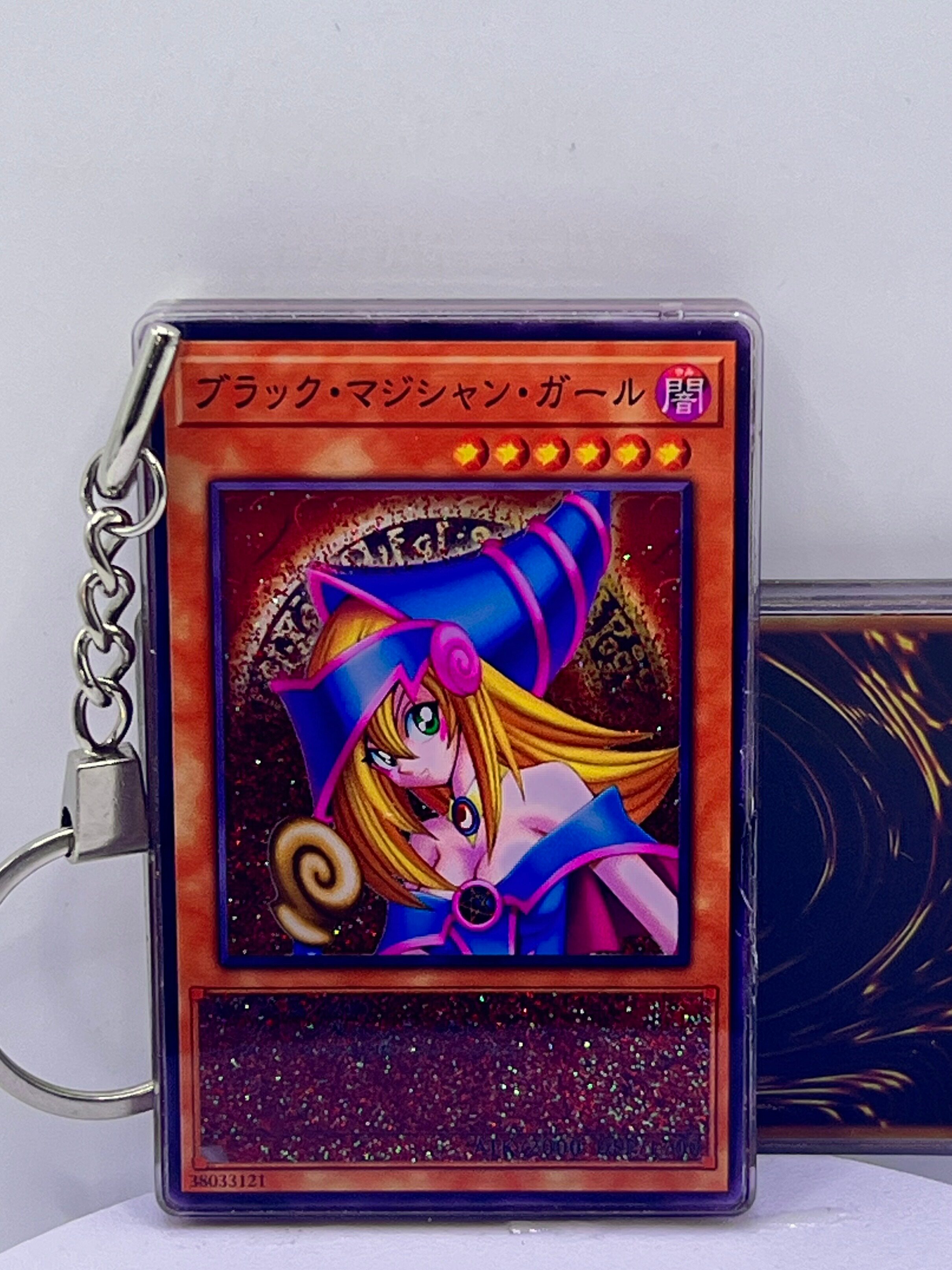 Японская карта PTCG Yu-gi-oh, брелок с зыбучими песками, подвеска в виде девушки-волшебницы, Акриловая карта Маджонг на заказ Изображение 1