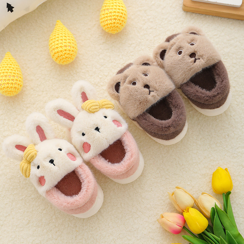 儿童棉鞋秋冬季卡通可爱男女童室内防滑小孩宝宝保暖居家包跟棉鞋,童鞋/婴儿鞋/亲子鞋,棉鞋,淘宝优惠券,粉丝福利购,淘宝优惠卷