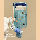 15pro带挂绳14防摔保护套13女款 MoreRex 镭射可爱Jellycat西高地企鹅适用苹果17手机壳iphone16promax新款