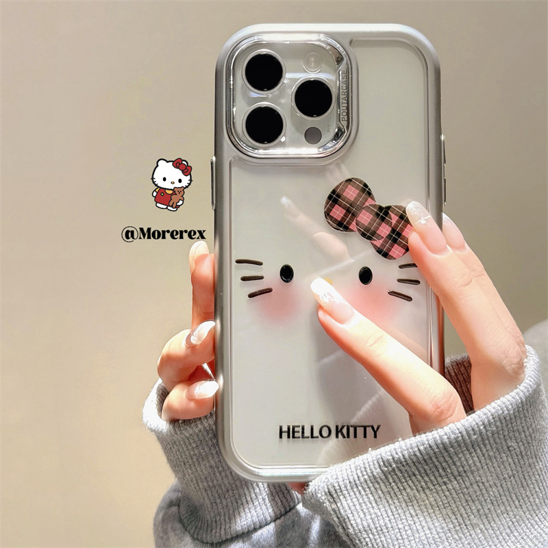 HelloKitty表情可爱适用苹果15promax手机壳卡通iphone16新款13网红12女14pro硅胶13promax防摔11全包手机套