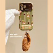 MoreRex秋冬趣味可爱星星小人卡通支架适用苹果17手机壳iphone16promax新款 15pro带挂绳14防摔保护套13女款