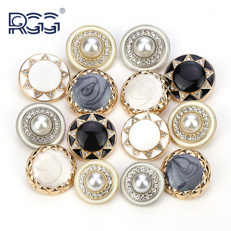 新款金属纽扣镶钻上衣女毛呢西装