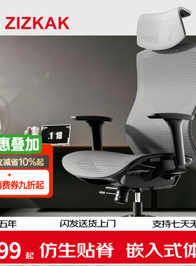 支家 1606A 人体工学椅撑腰椅电竞椅子办公椅久坐家用电脑椅舒服