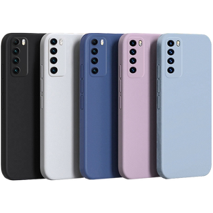适用于华为nova7手机壳nova7se新款液态硅胶nova7pro手机套极简防摔潮男女款软壳直边简约纯色全包nove保护套