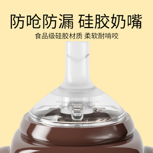 6cm吸管嘴鸭嘴偏心奶嘴仿母乳奶嘴防胀气 新款